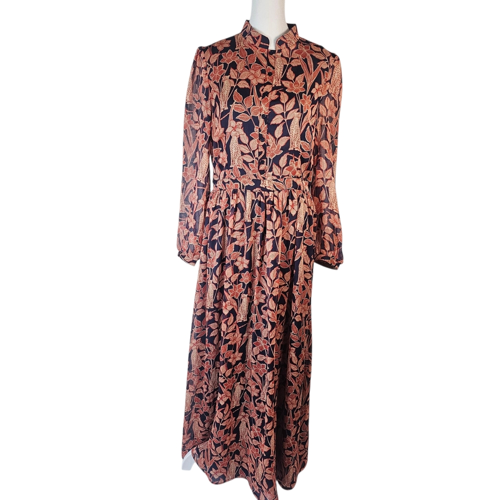 Glamurous‎ Elegant Floral Long Sleeve Dress Size 6